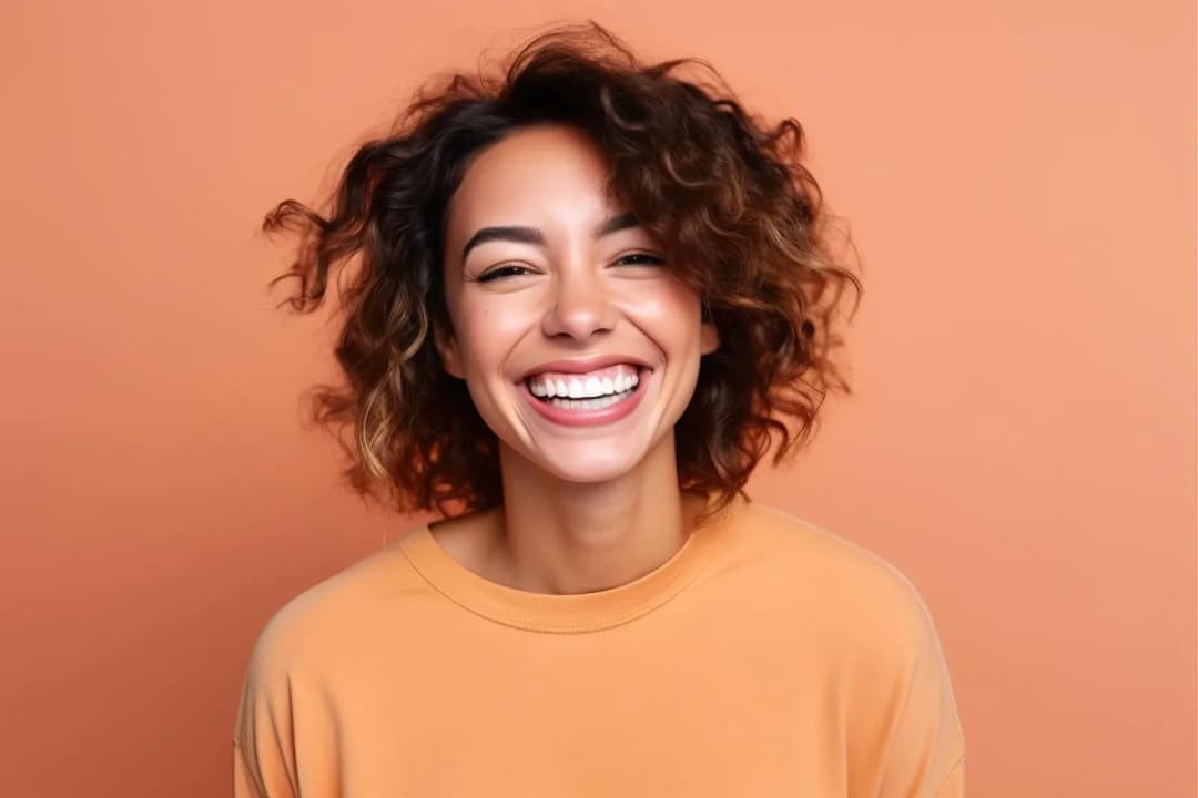 Natural-looking porcelain veneers